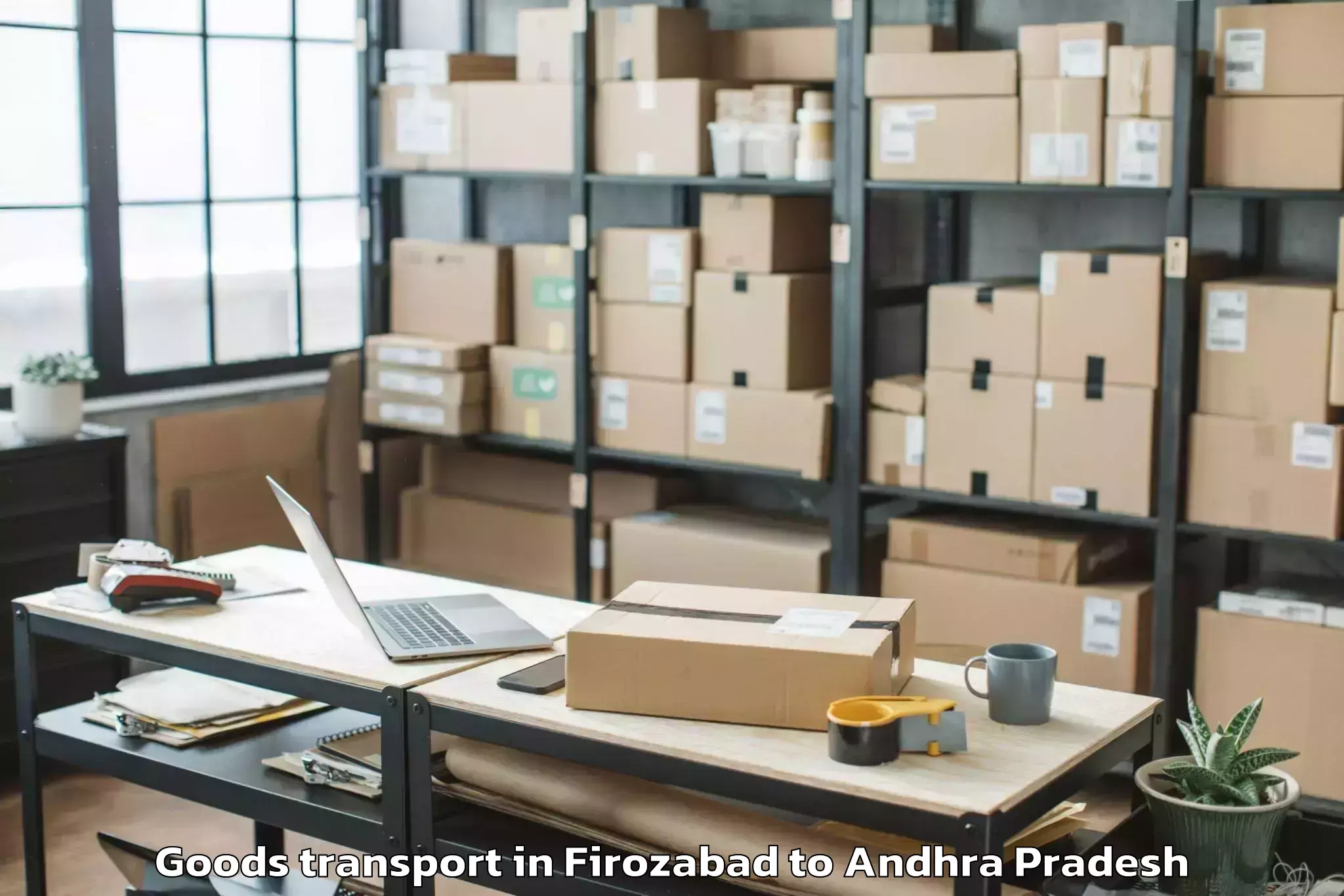 Book Firozabad to Sri Venkateswara University Ti Goods Transport Online